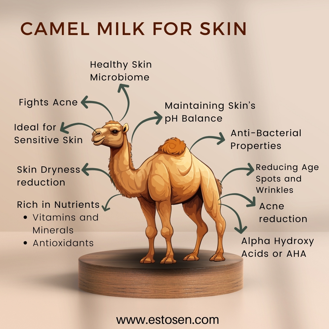 Estosen Menthol Camel Milk Hand made Premium Soap