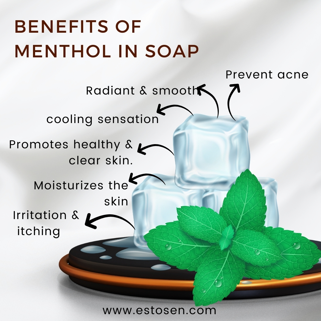Estosen Menthol Goat Milk  Hand made Premium Soap