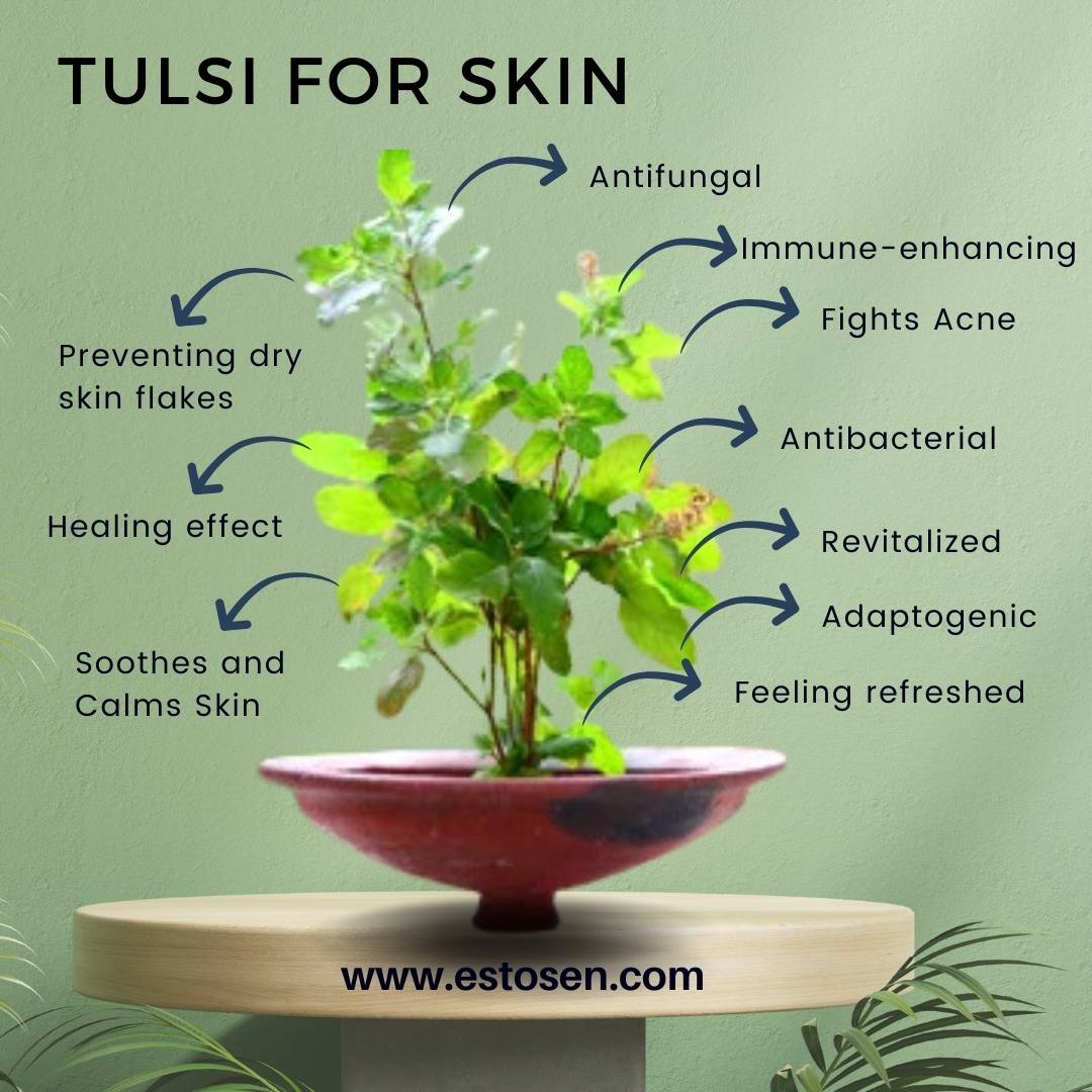Estosen Organic Neem Tulsi Veg Glycerin Premium Handmade Soap