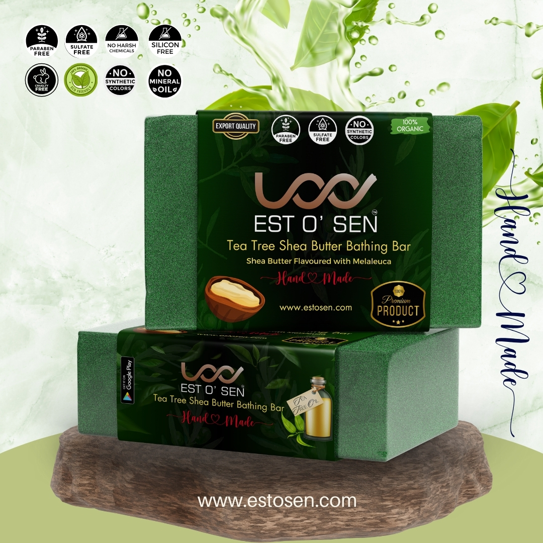 Estosen Tea Tree Shea Butter Premium Hand made Soap