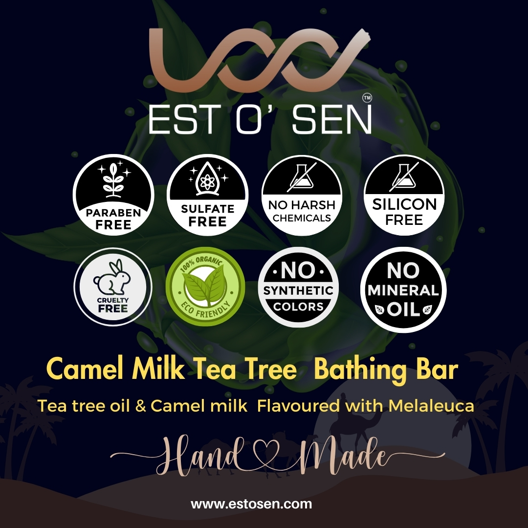 Estosen Tea Tree Camel Milk Hand made Premium Soap