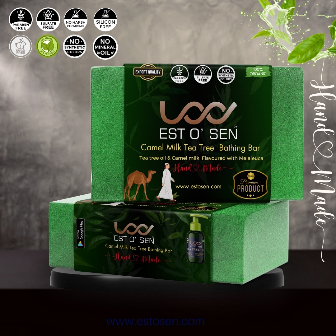 Estosen Tea Tree Camel Milk Hand made Premium Soap