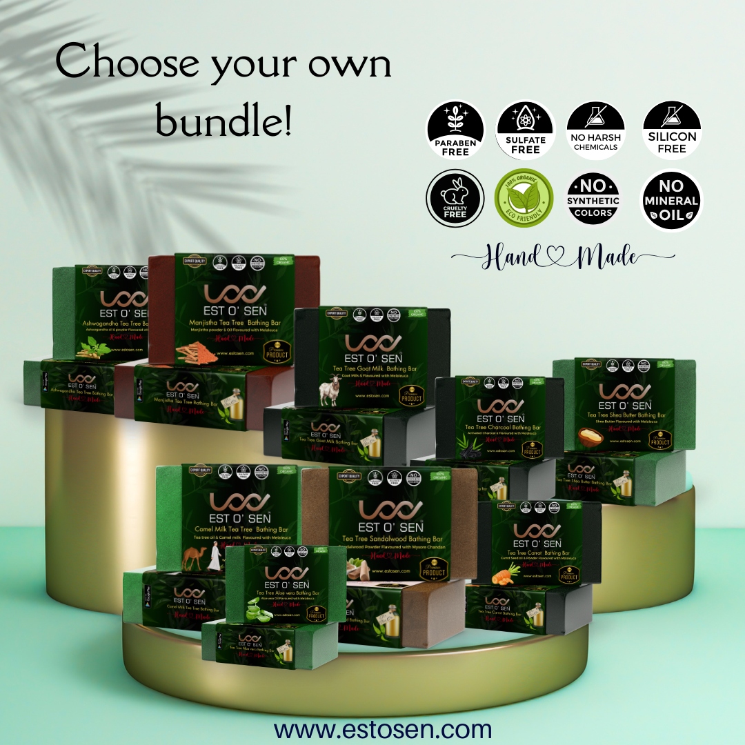 Estosen Handmade Sandalwood Tea tree Premium soap